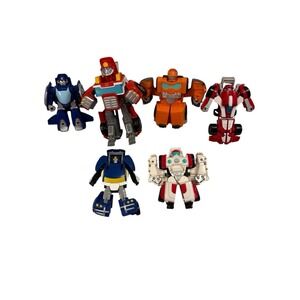 Hasbro Playskool Heroes Transformers Rescue Bots Action Figures Lot Of 6